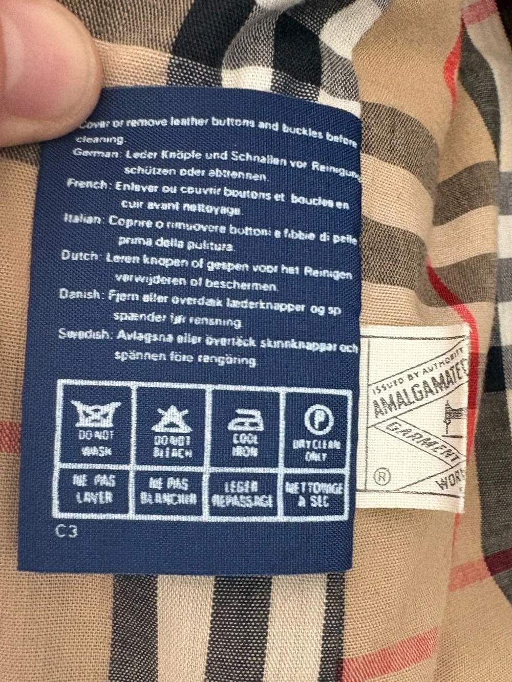 Burberry no some size